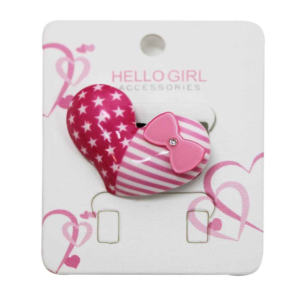 Hello N-751-1 Kız Çocuk Tokası Fuşya