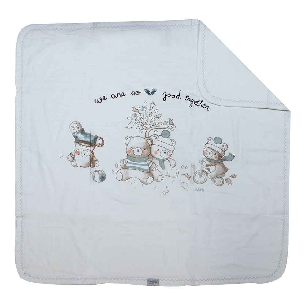 Bebetto 440 Bebek Battaniyesi 85x85 Cm Petrol Yeşili