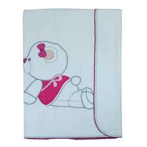 Bebetto Fiyonk B447 Pazen Bebek Battaniyesi 85x85 Cm Fuşya