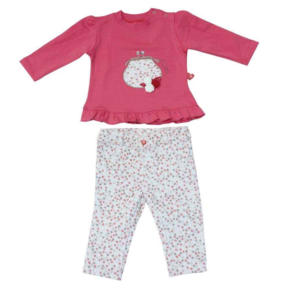 Bebetto K1126 2'li Bebek Takımı Nar Çiçeği