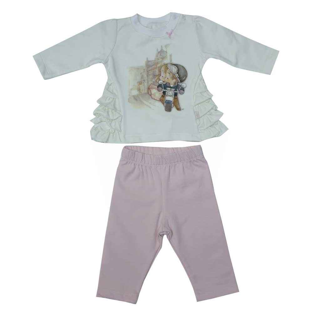 Bebetto K1062 Penye 2li Takım Dilek Pembe