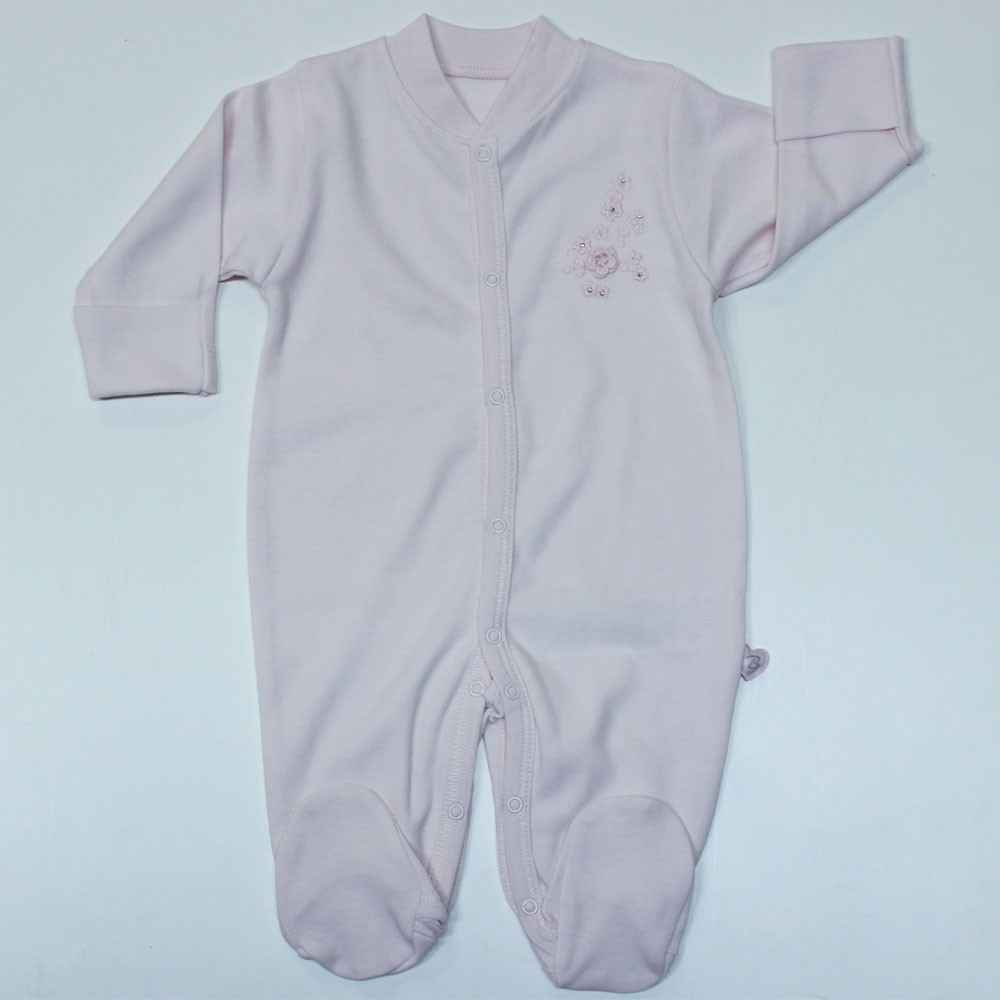 Bebetto Yonca T828 Penye Kız Bebek Tulum Pembe