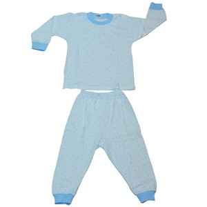 Sebi Bebe 52230 Yıldızlı Çocuk Pijama Takımı Mavi