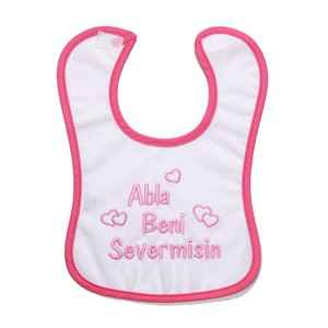 Sebi Bebe 53420 Abla Beni Sever Misin Mama Önlüğü Pembe
