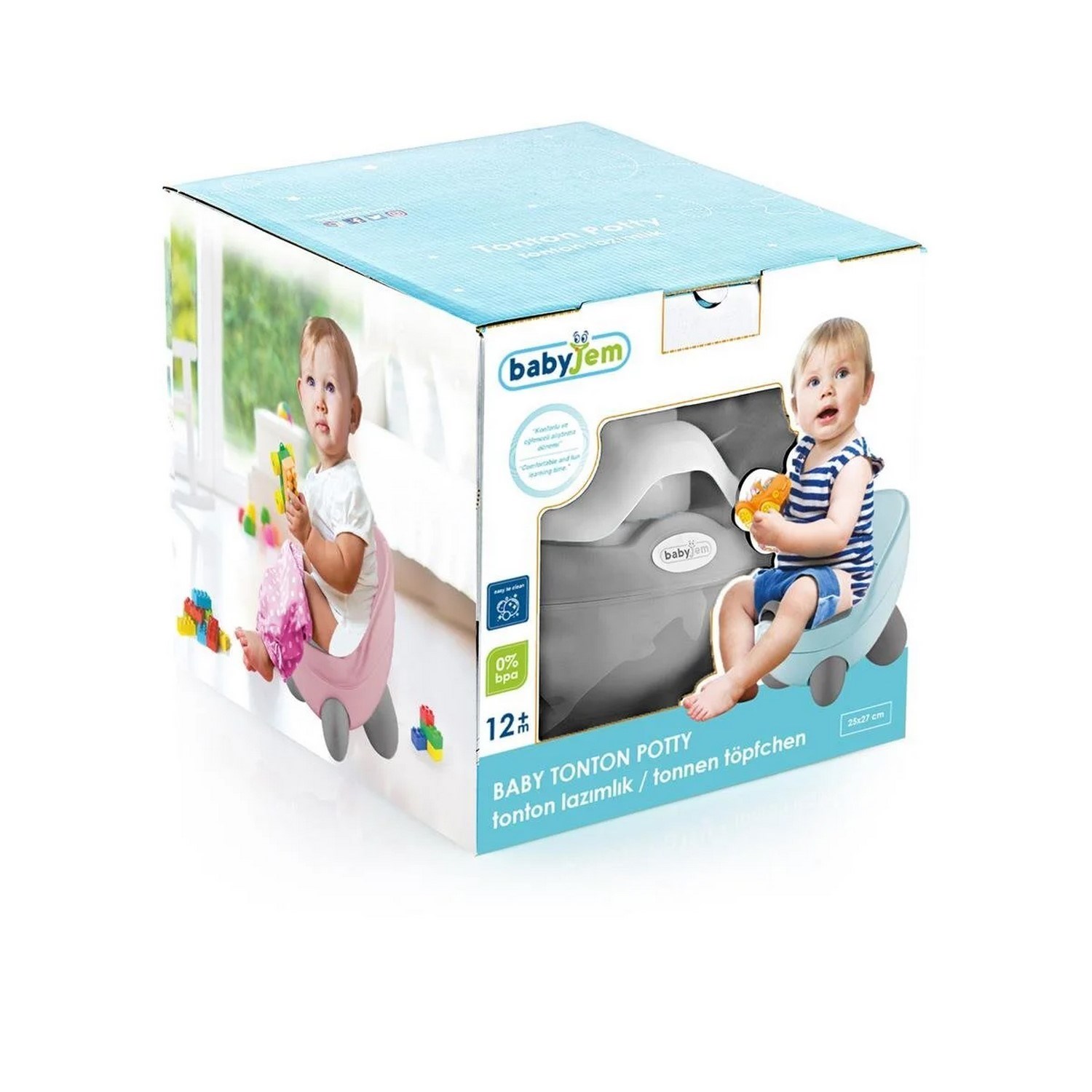 Babyjem 68342 Tonton Lazımlık Mavi-Gri