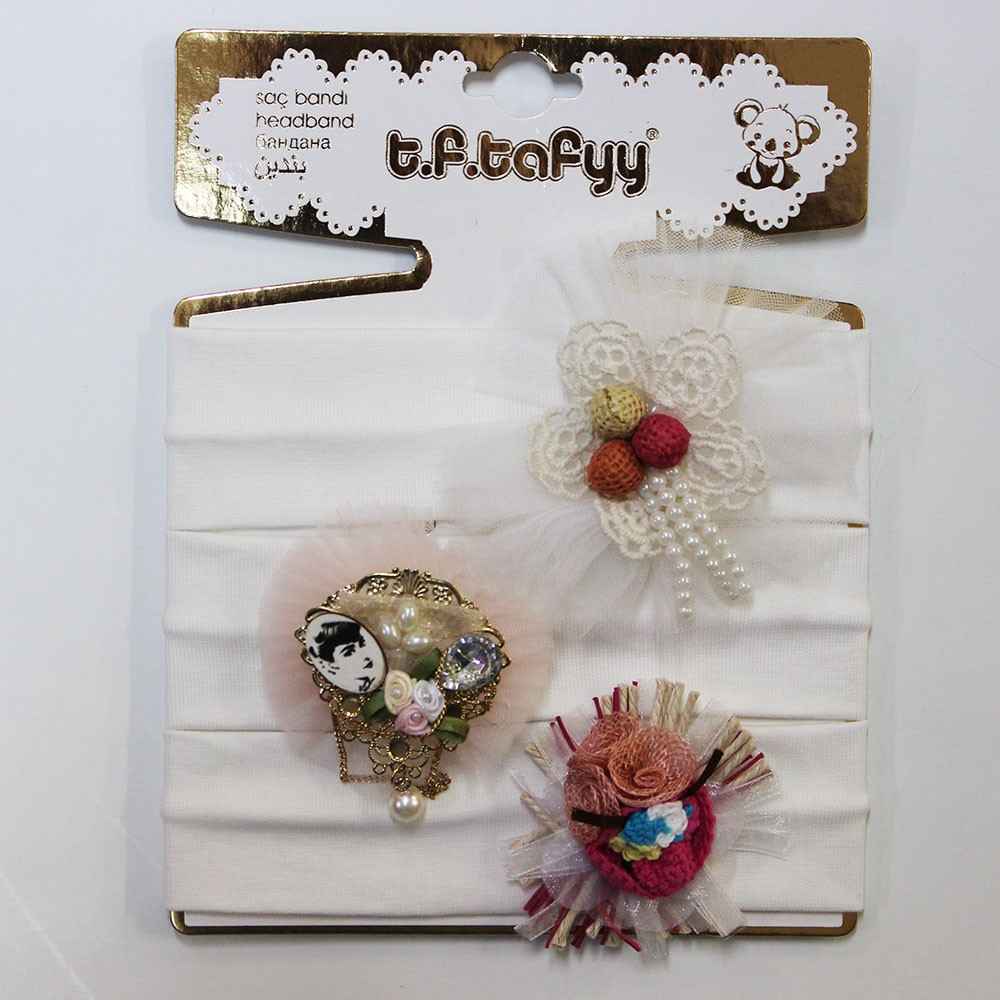 Taffy 7050 Bebek Bandanası 3lü Somon İlke Bebe