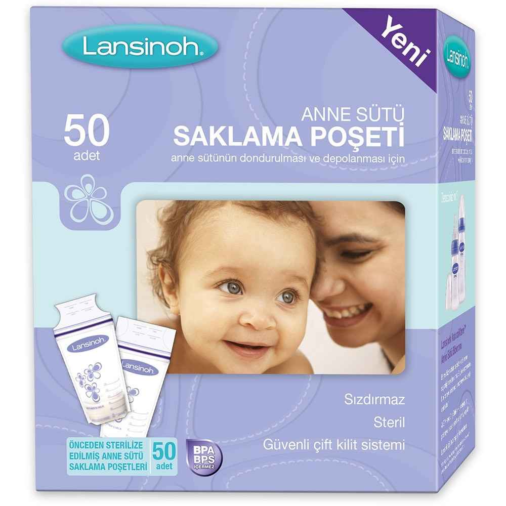 Lansinoh 20450 Süt Saklama Poşeti 50'li 