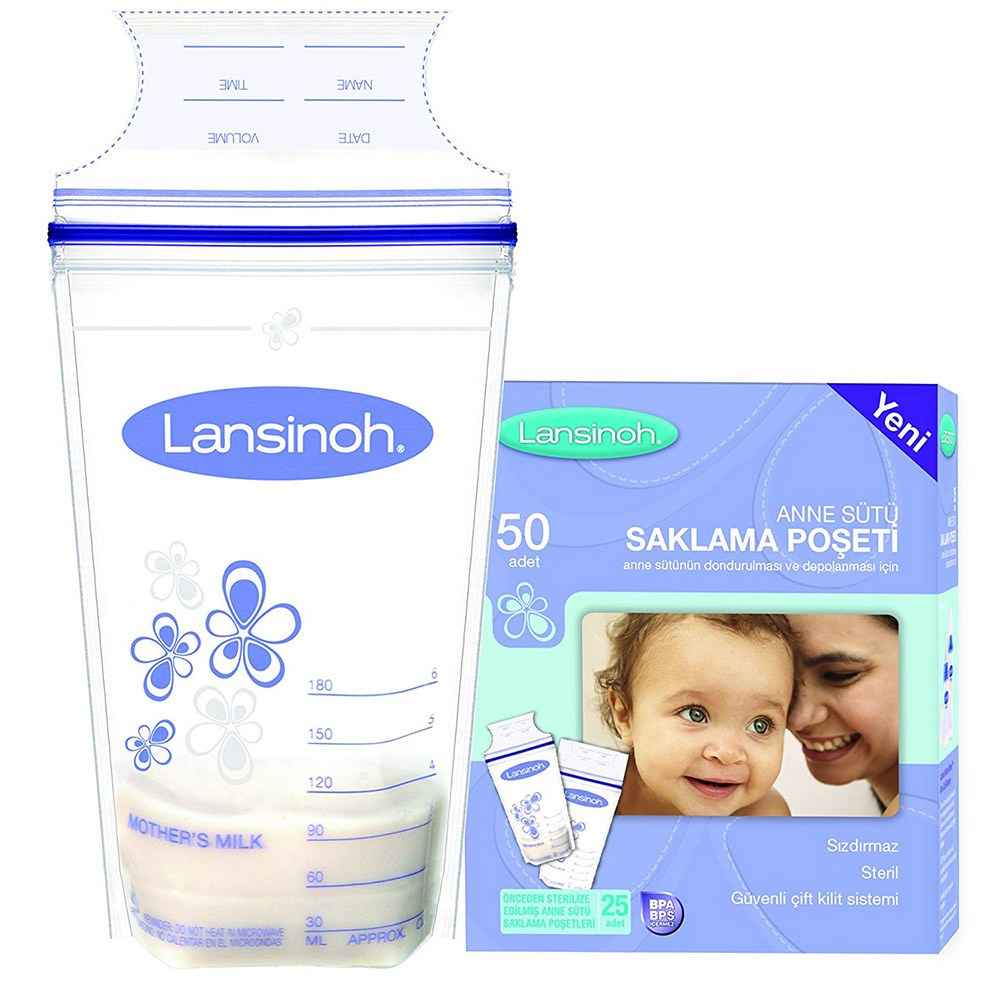 Lansinoh 20450 Süt Saklama Poşeti 50'li 