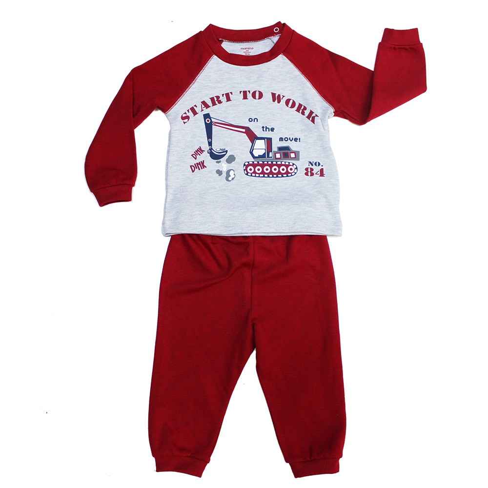 Mamino 6896 Pijama Tk. Kırmızı