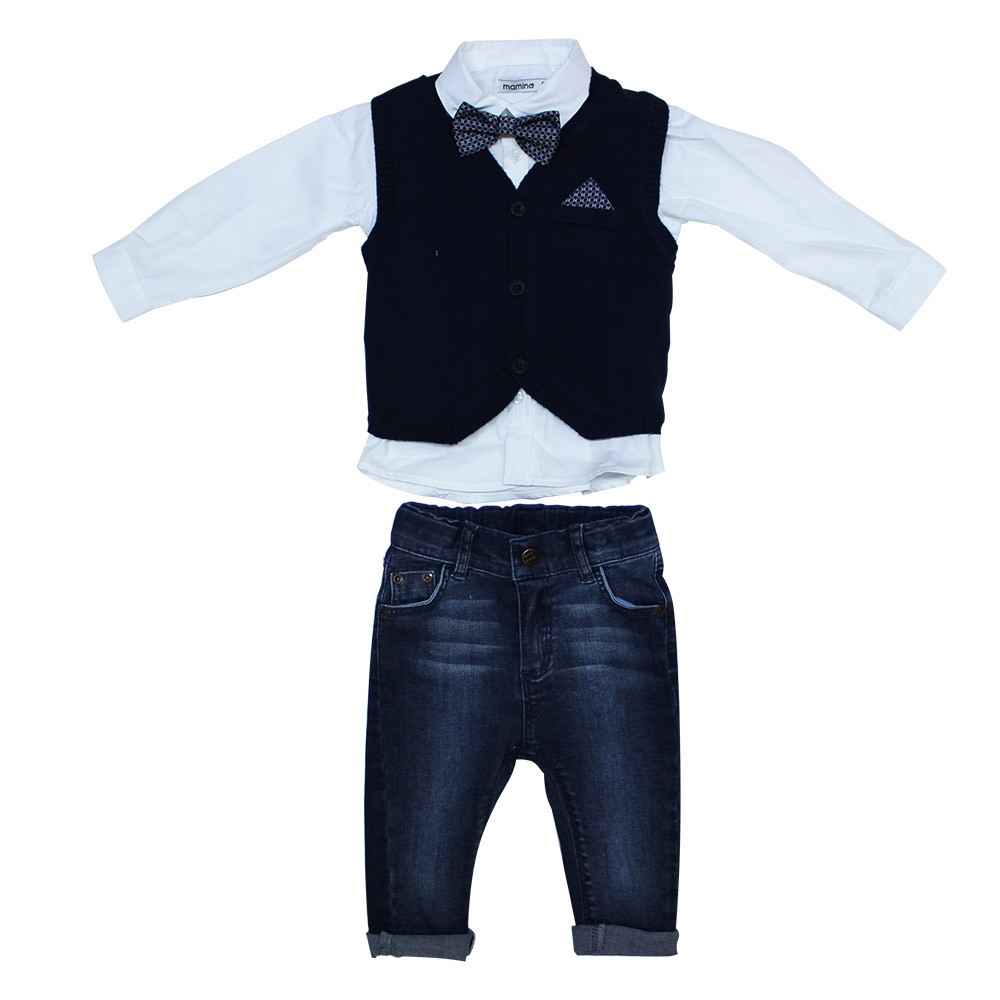 Mamino 8018 4lü Takım Lacivert