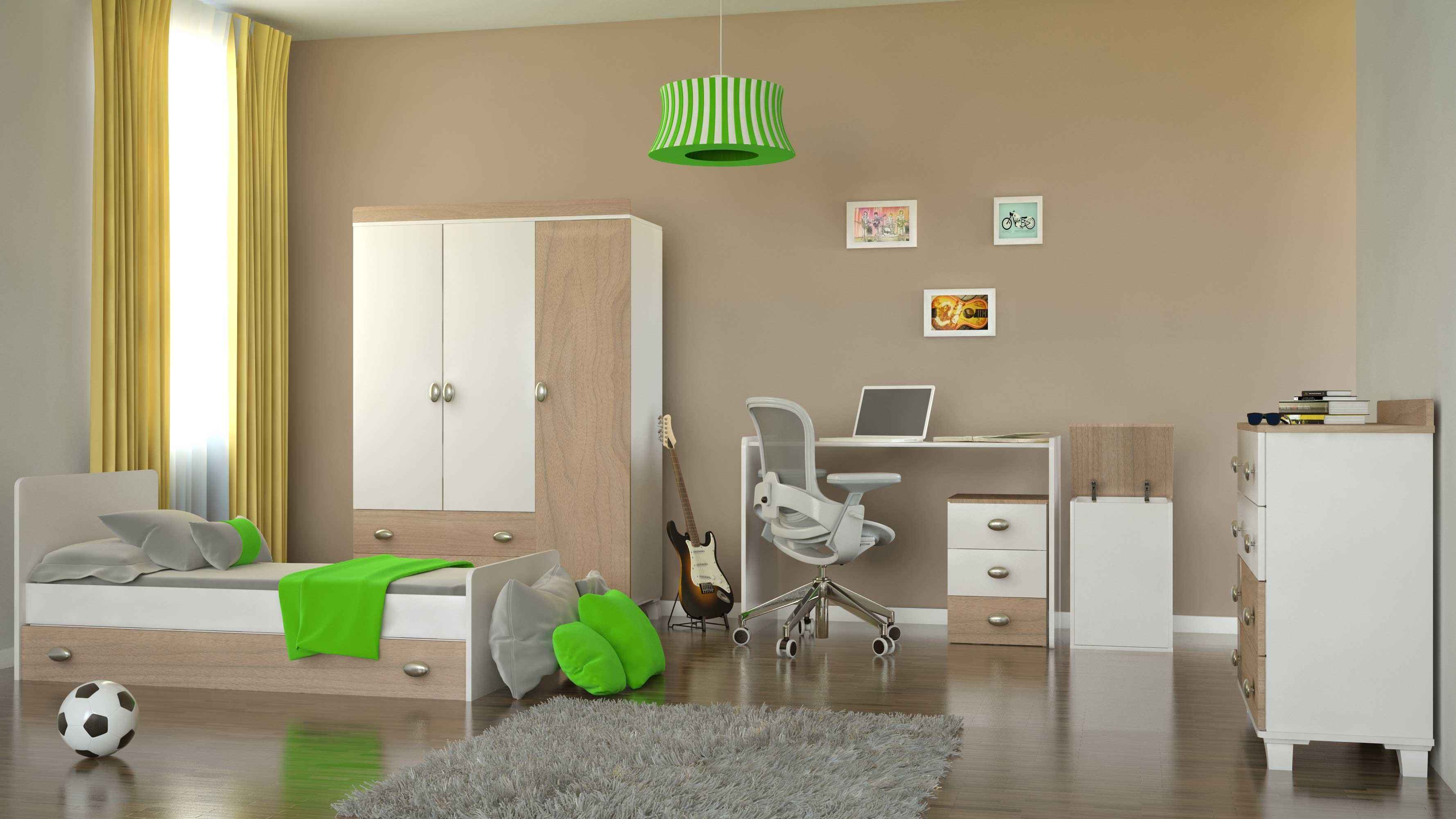 Babi Baby 2803 Eylül Mdf Bebek Odası Takımı 