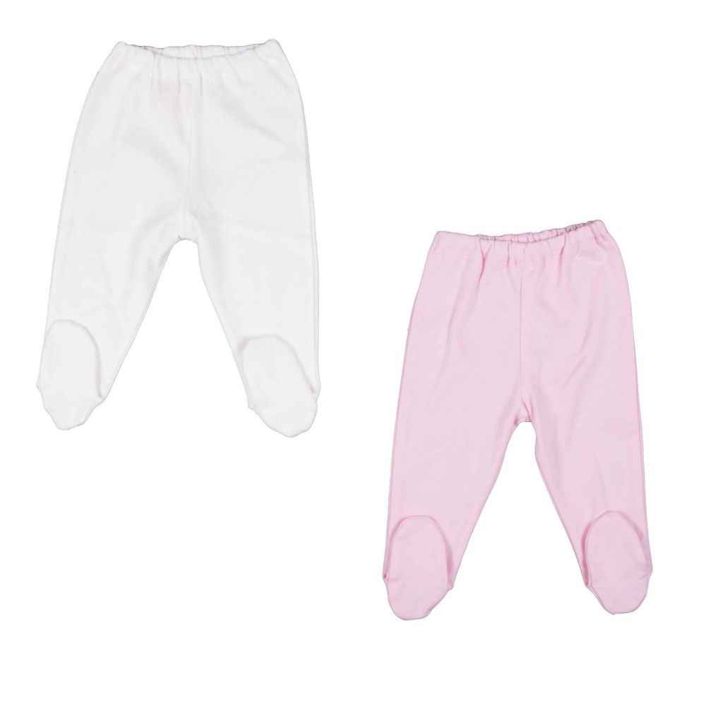 Bebepan Mrs.Cream 2'li Patikli Pantolon Beyaz