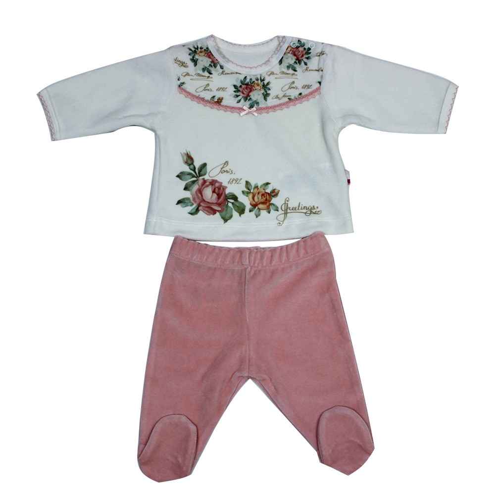 Baby Center 67832 Paris 2li Bebek Takımı Pembe