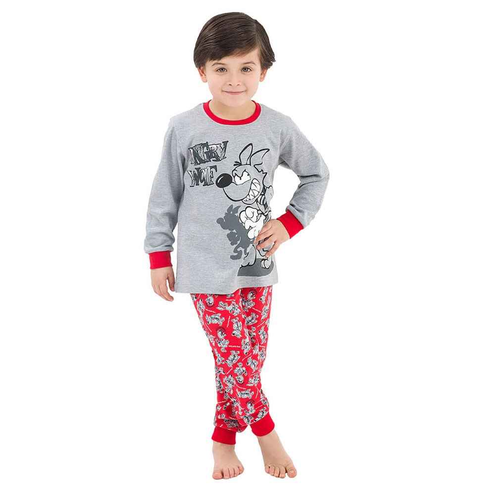 Roly Poly 2701 Erkek Pijama Takımı Gri