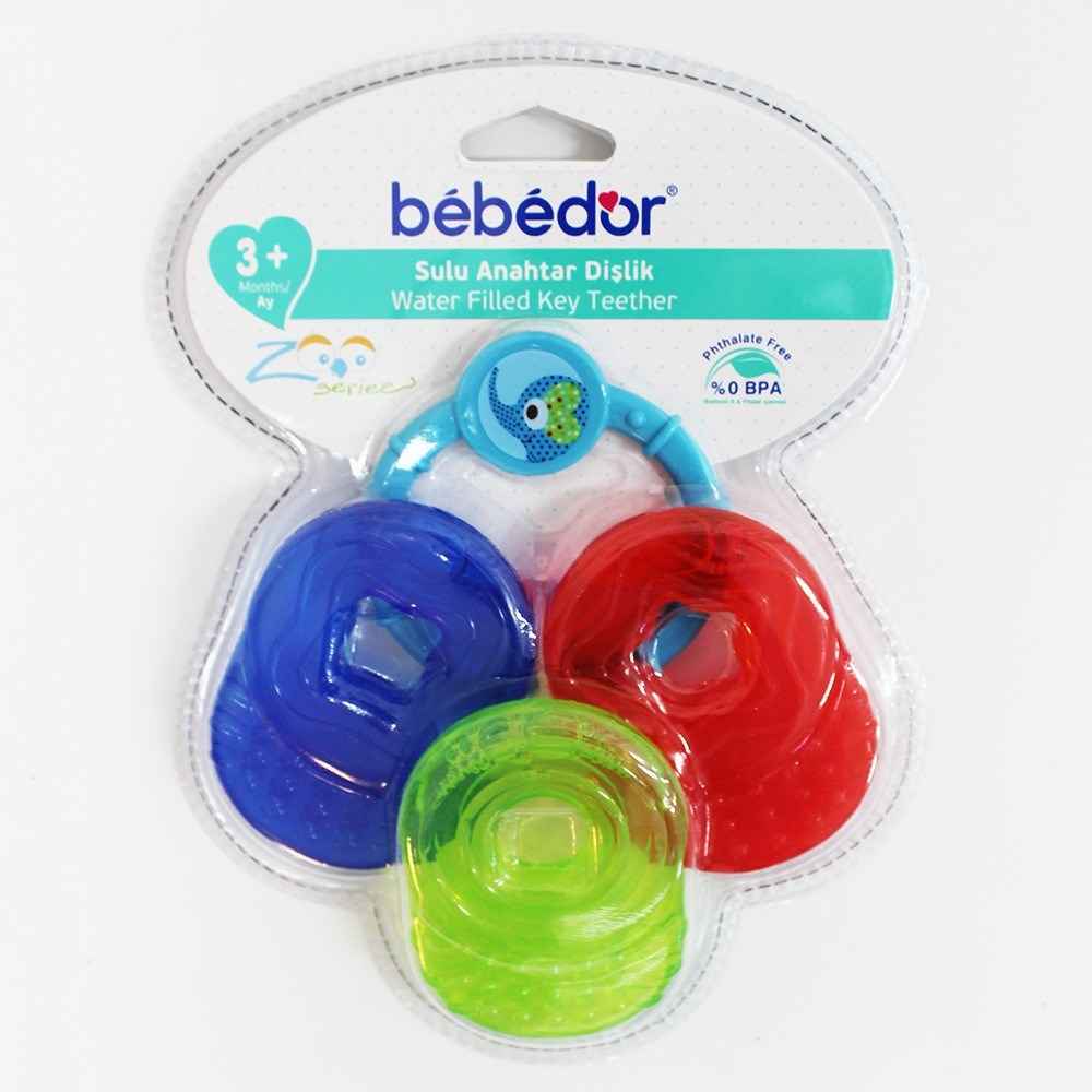 Bebedor 523 Zoo Serisi Sulu Anahtarlık ve Dişlik Kırmızı