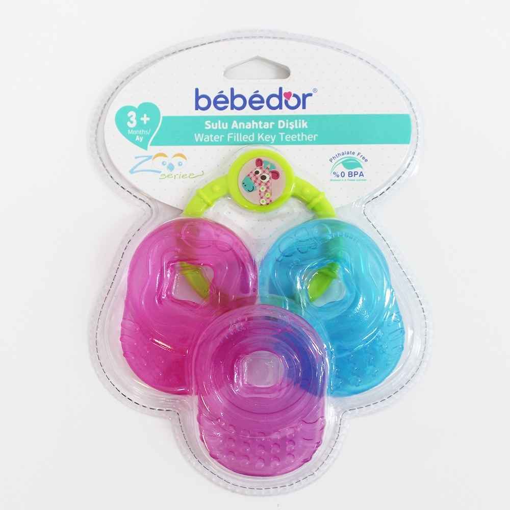 Bebedor 523 Zoo Serisi Sulu Anahtarlık ve Dişlik Pembe