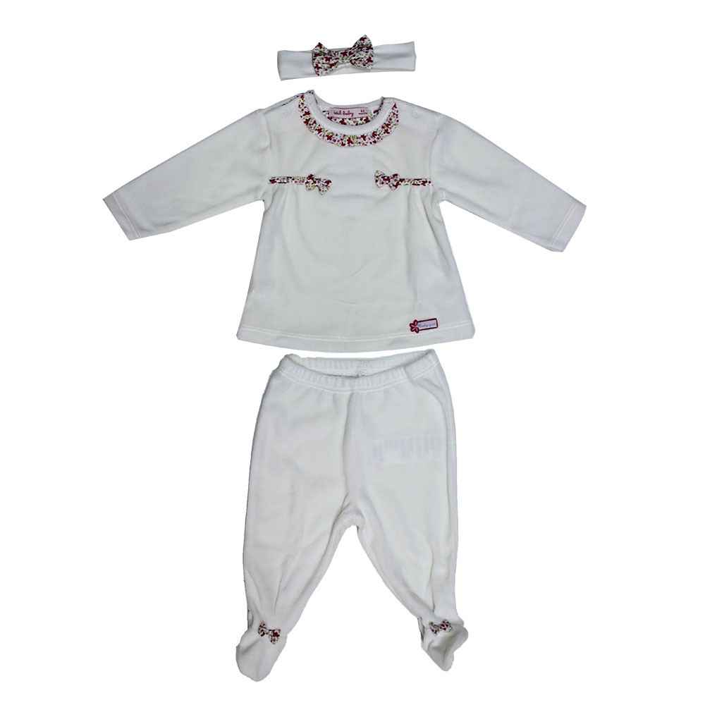 İdil Baby 7066 2li Bebek Takım Krem