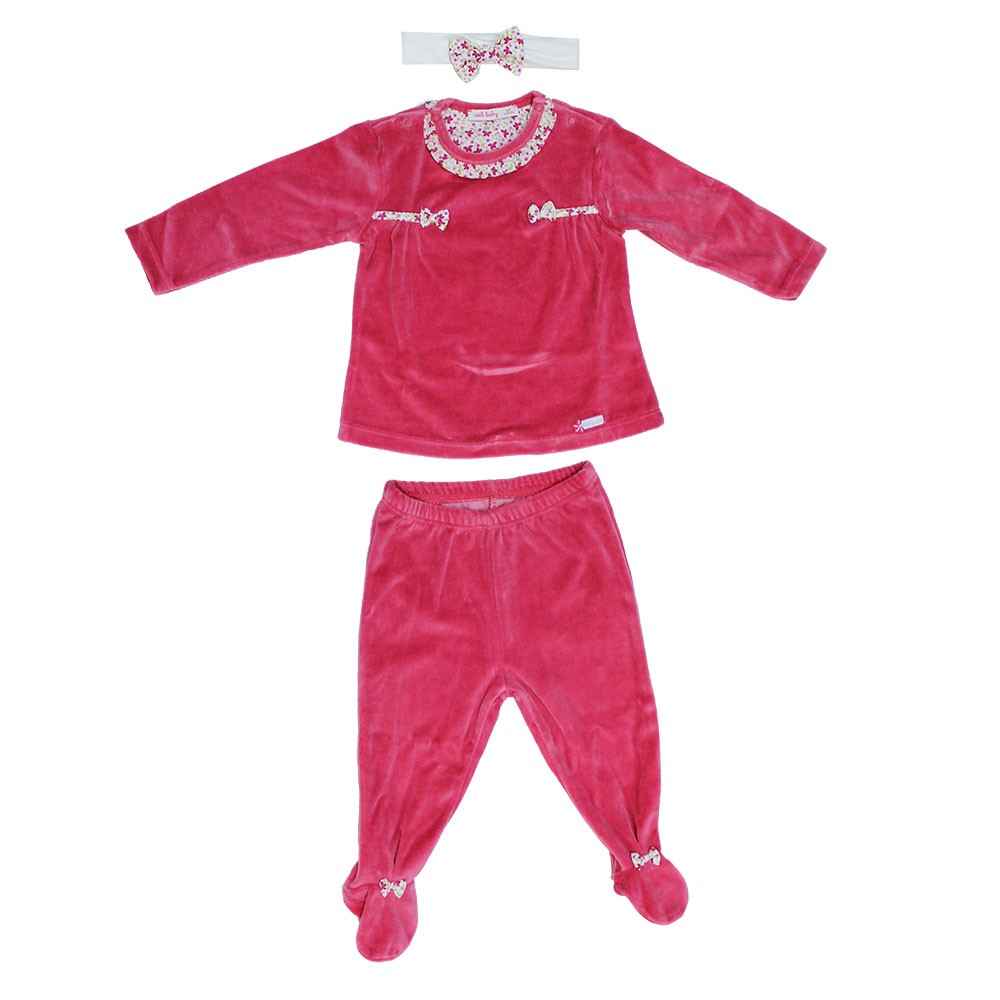 İdil Baby 7066 2li Bebek Takım Nar Çiçeği