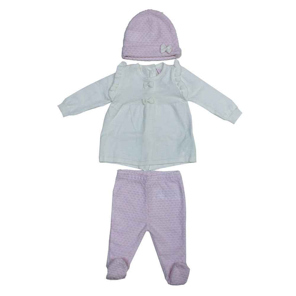 İdil Baby 7999 3lü Bebek Takım Krem