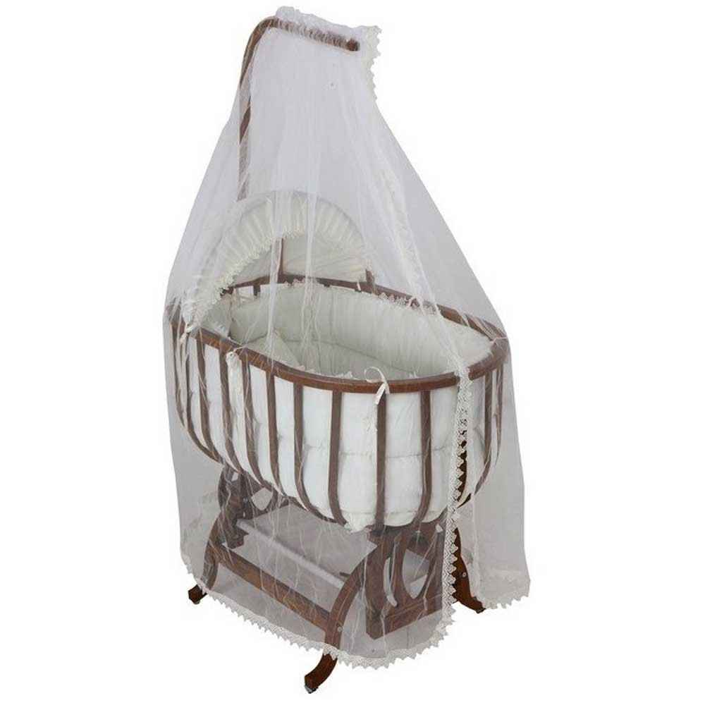 Babyhope 60x100 Ahşap Beşik Ceviz
