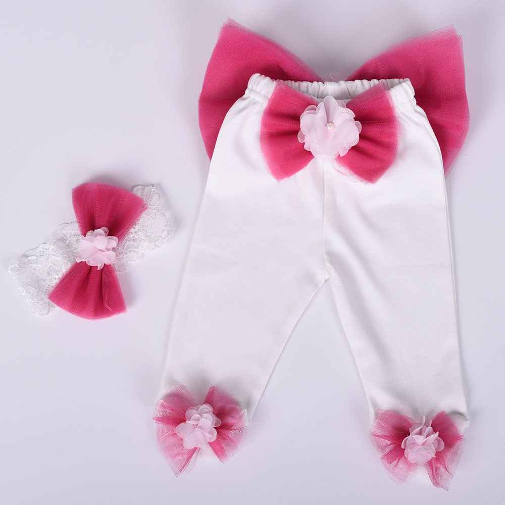 Küçük Rüyalar KR-PNT Bebek Patikli Pantolon Fuşya