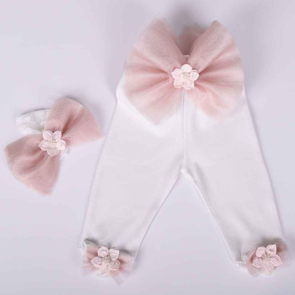 Küçük Rüyalar KR-PNT Bebek Patikli Pantolon Somon