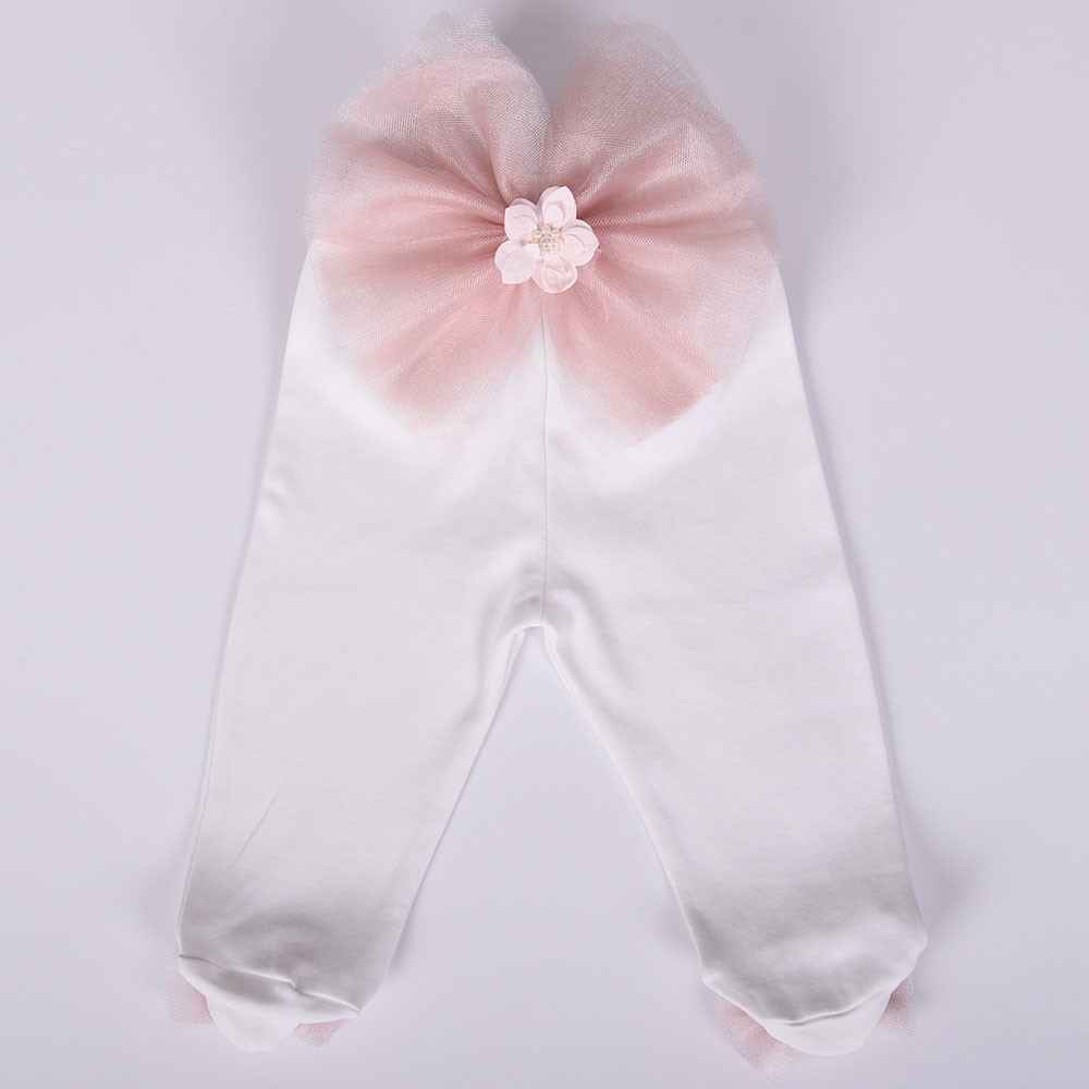 Küçük Rüyalar KR-PNT Bebek Patikli Pantolon Somon