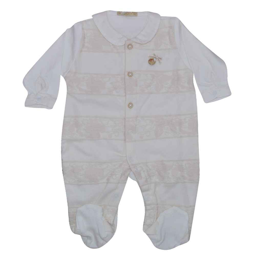 Cassiope 482252 Kız Bebek Tulumu Krem