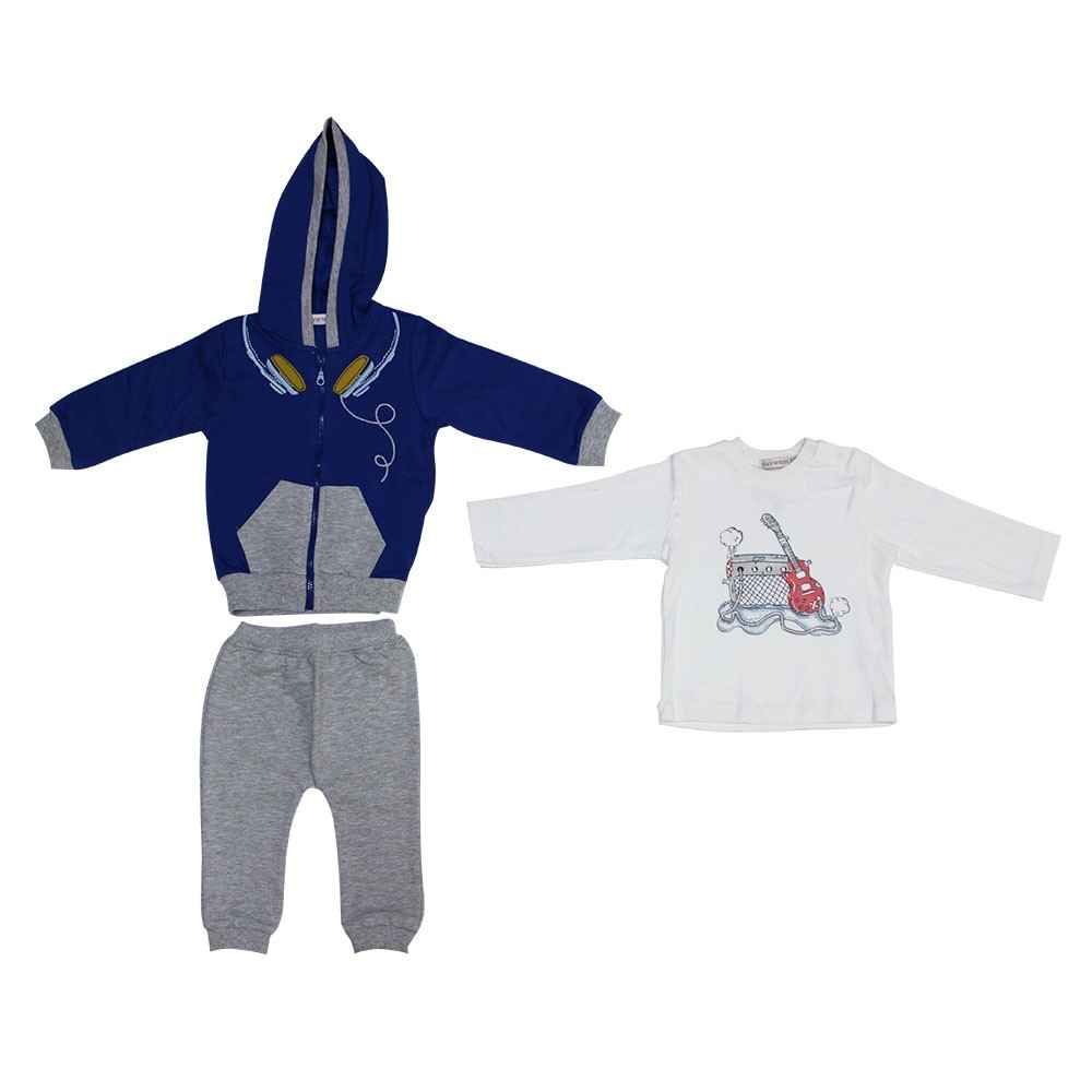 Cassiope 377050 Erkek Bebek Üçlü Takım Lacivert