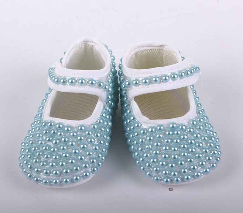 Küçük Rüyalar KR-PTK002 İncili Bebek Patik  Turkuaz