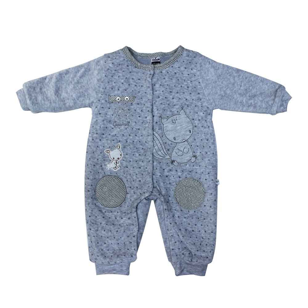 Caramell 341624 Erkek Bebek Tulumu Gri