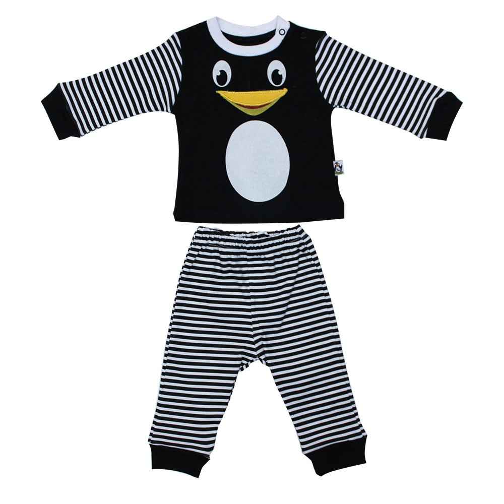 Babycool 1262523 Penguenli Bebek Takımı Siyah