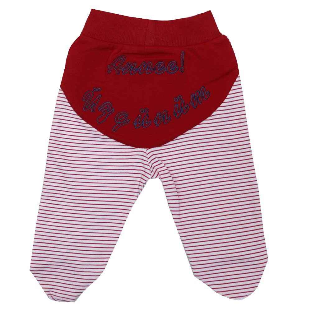 Sebi Bebe 52040 Patikli Bebek Pantolonu Kırmızı