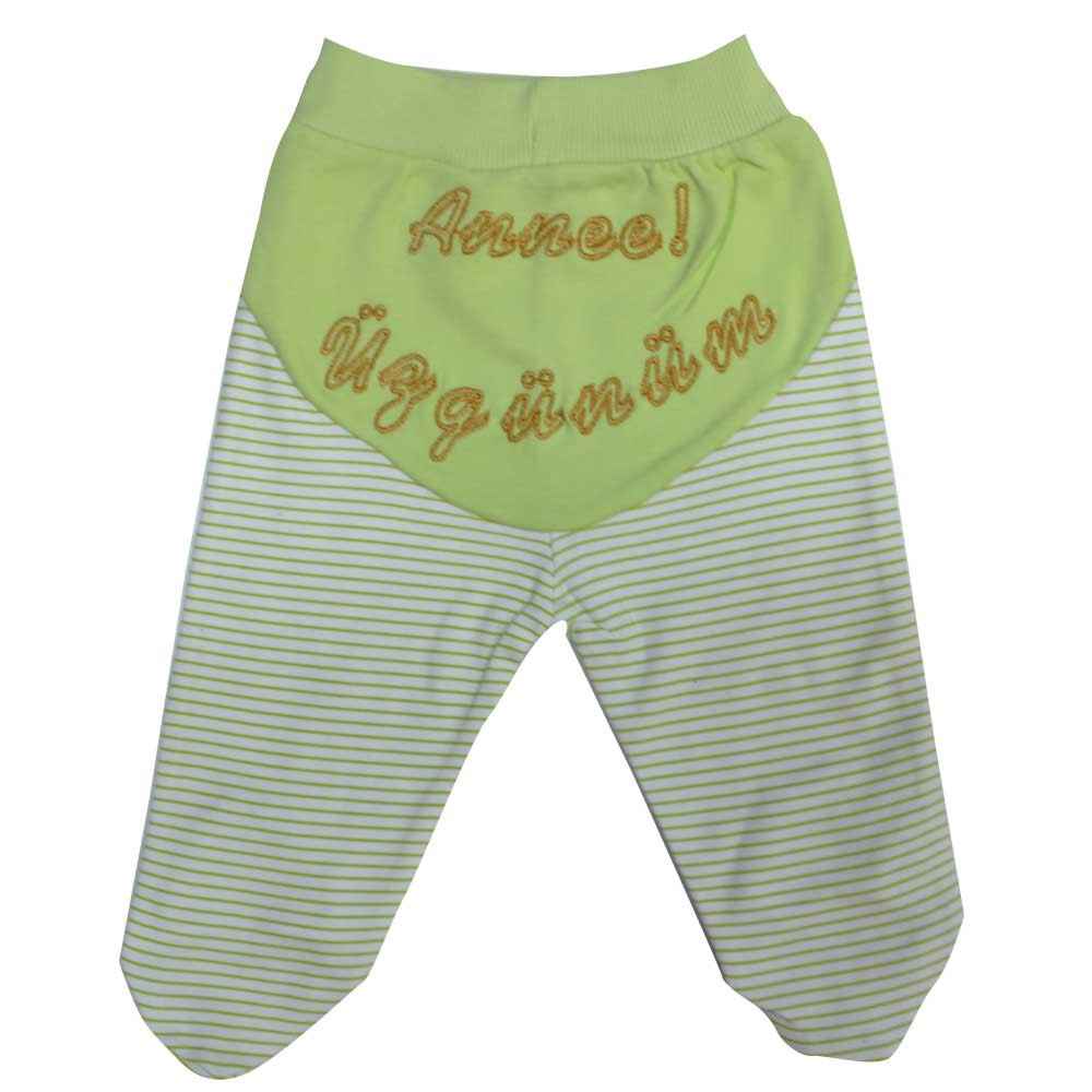 Sebi Bebe 52040 Patikli Bebek Pantolonu Yeşil