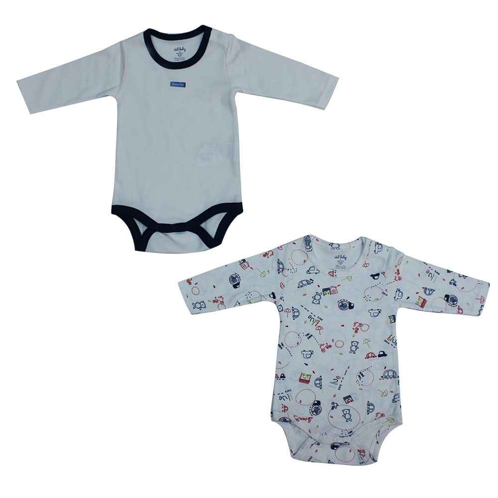 İdil Baby 8043 2li Bebek Body Baskılı