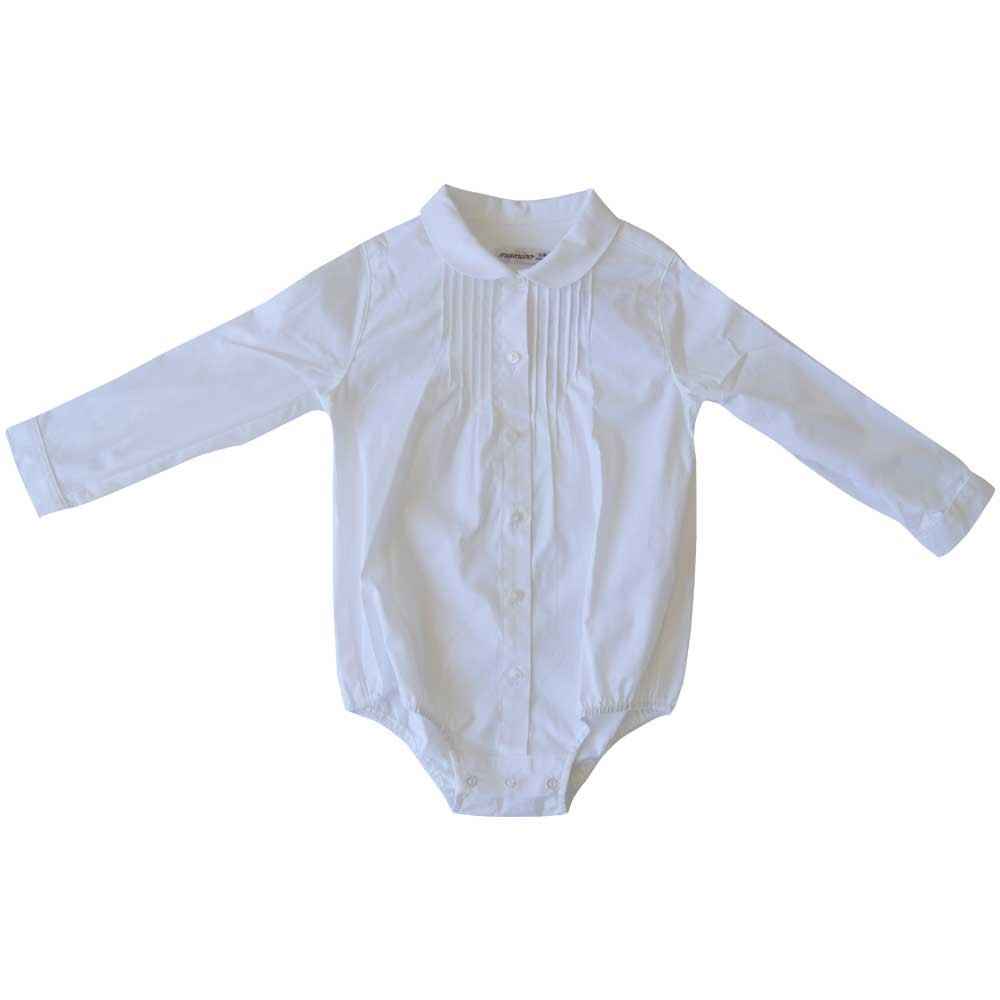Mamino 7997 Bebek Gömleği Beyaz