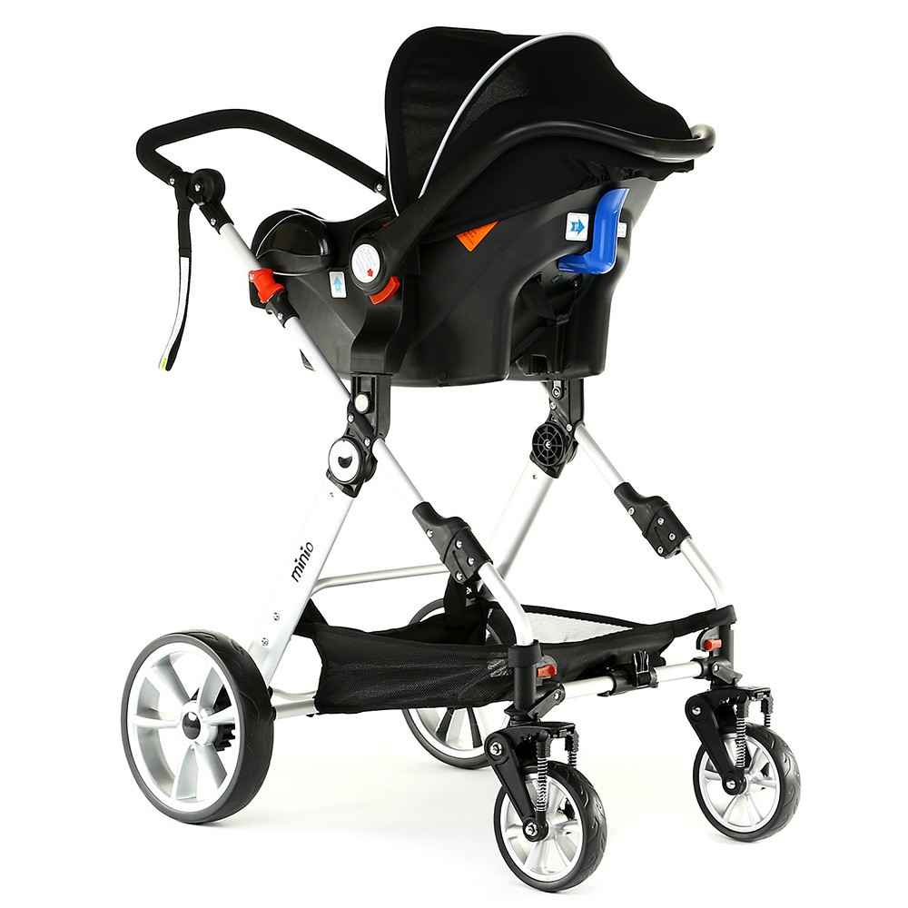 Minio Trio Travel Bebek Arabası Siyah