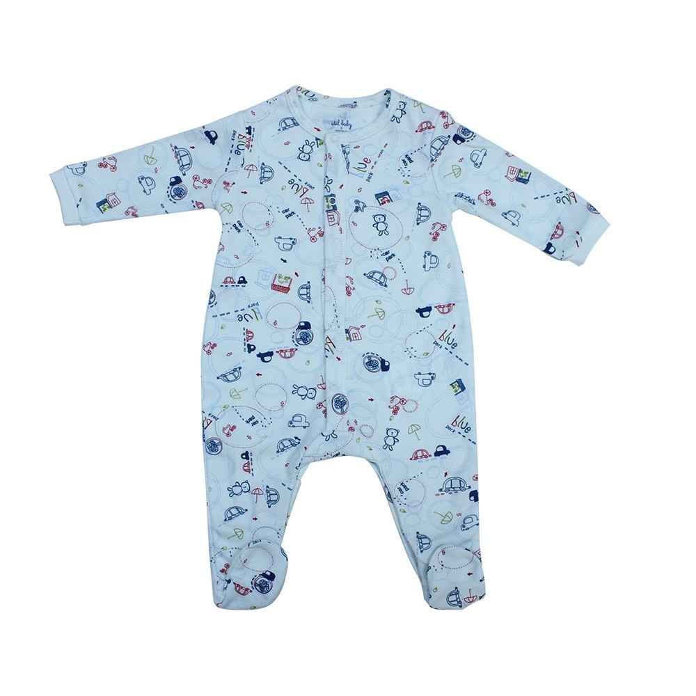 İdil Baby 8044 Bebek Tulum Baskılı
