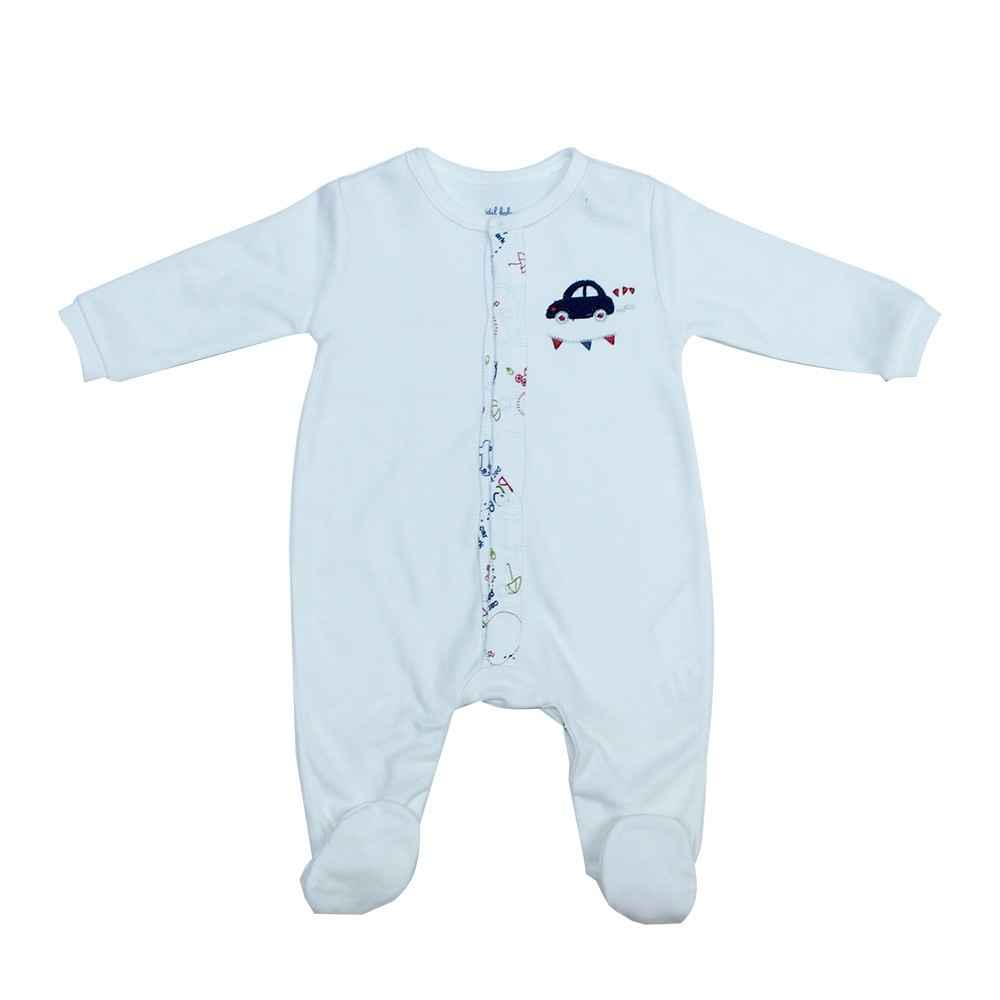 İdil Baby 8044 Bebek Tulum Krem