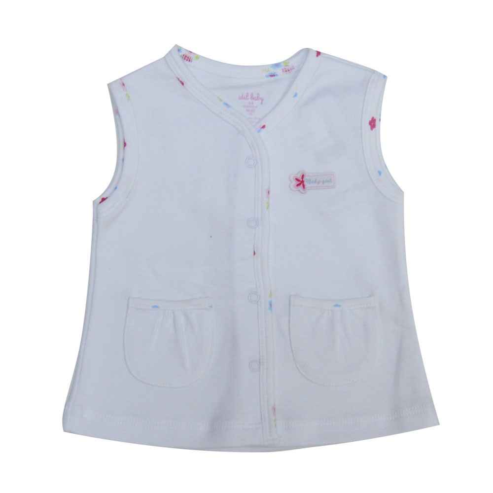 İdil Baby 8024 Bebek Yeleği Beyaz