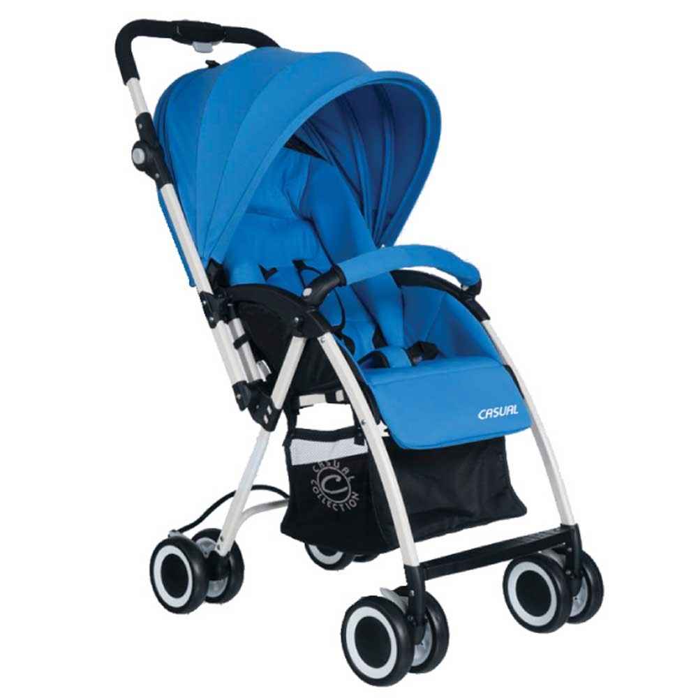 Casual Milano Çift Yönlü Bebek Arabası Blue İlke Bebe