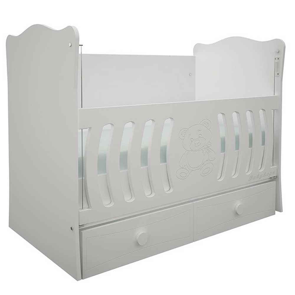 Babyhope 700 Maya 60x120 Bebek Beşiği 2 Çekmeceli Beyaz