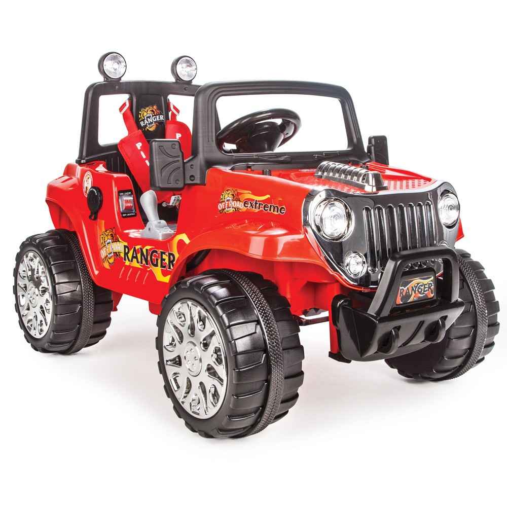 Pilsan 05-107 Ranger Akülü Jeep Araba Kırmızı