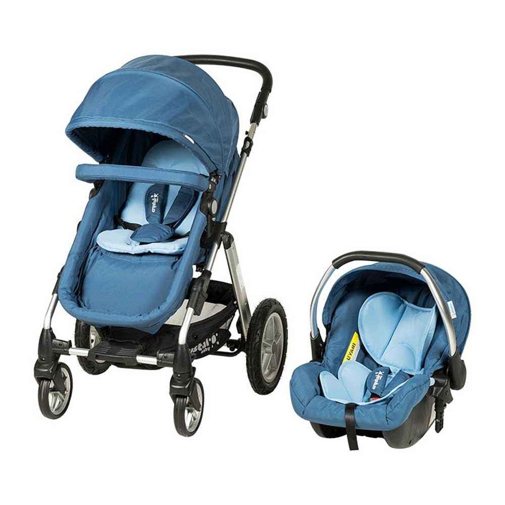 Crystal Baby 275 Toscana Travel Sistem Bebek Arabası Mavi