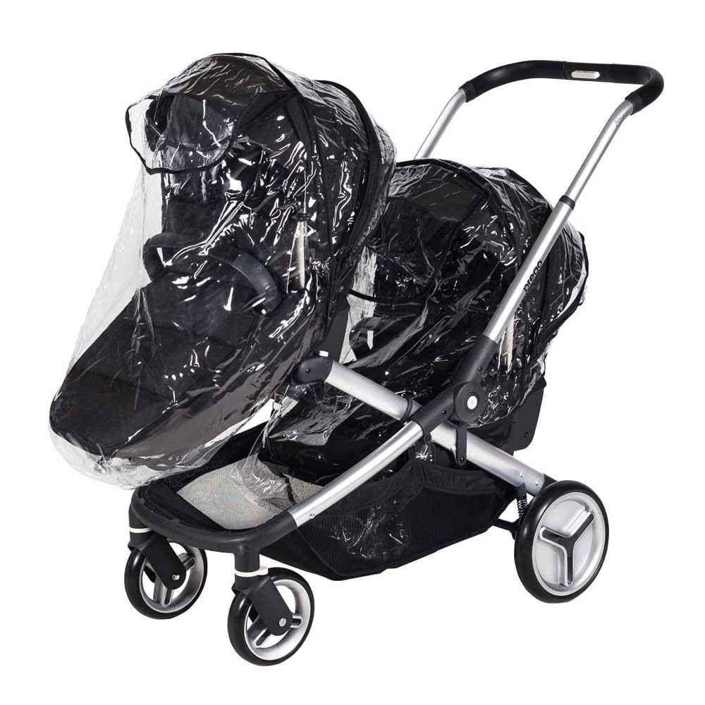 Prego 2072 İkiz Bebek Arabası Siyah İlke Bebe