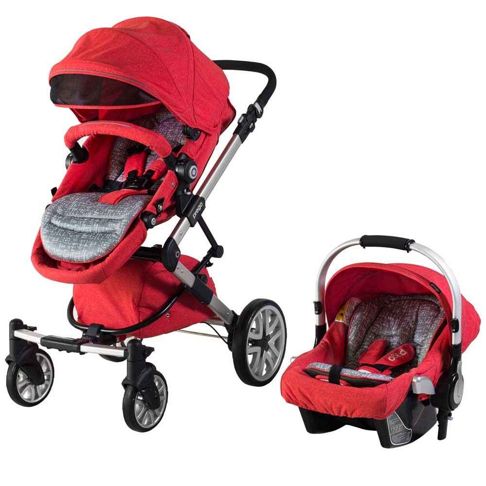 Prego 2070 Laon Travel Bebek Arabası Kırmızı