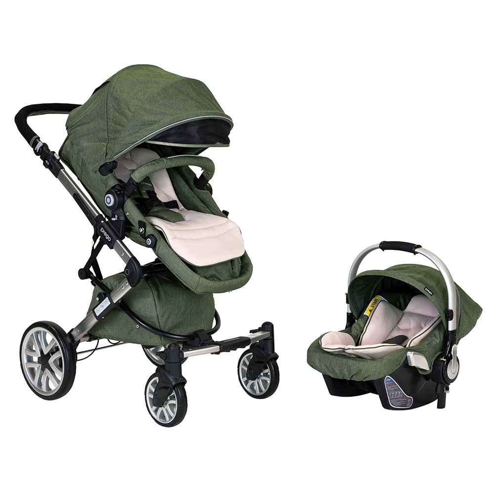 Prego 2070 Laon Travel Bebek Arabası Yeşil