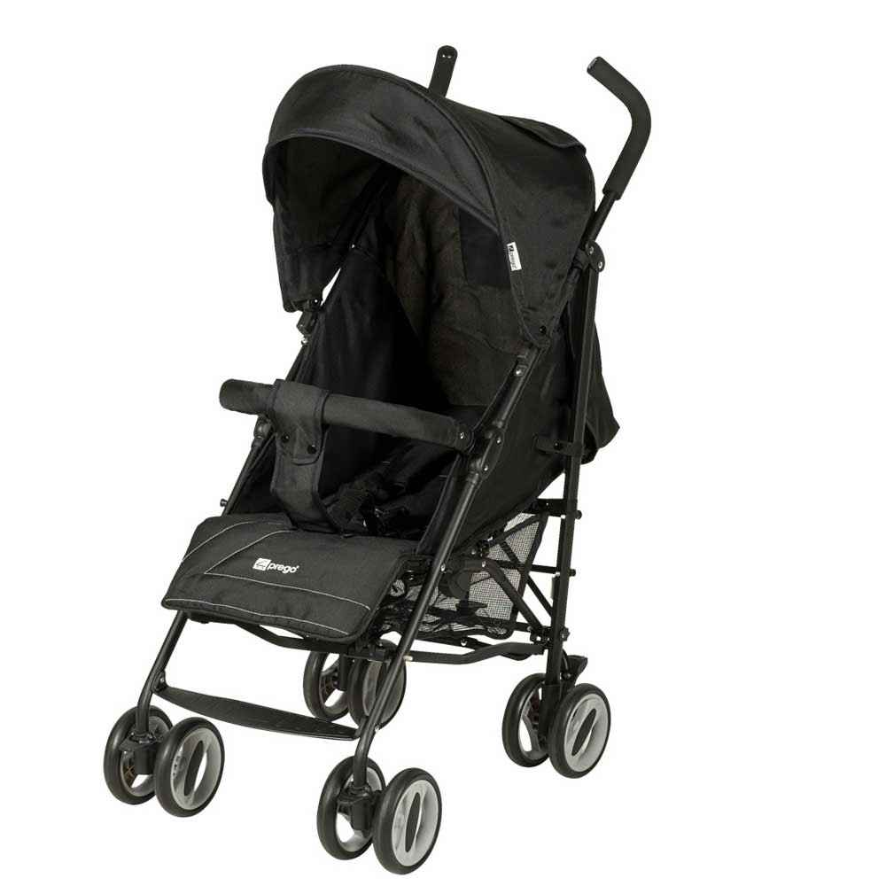 Prego 2094 Bruno Baston Bebek Arabası Siyah