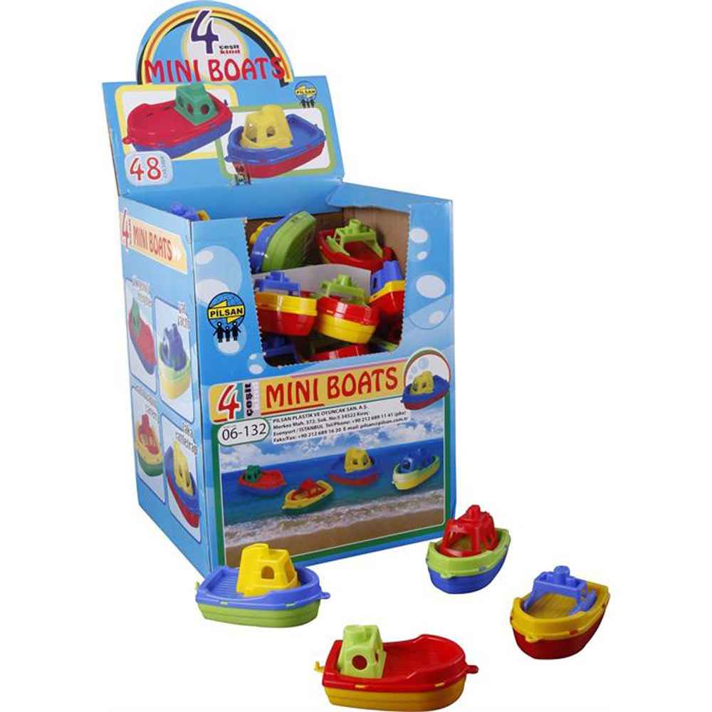 Pilsan 06-132 Mini Bot Beyaz-Mavi