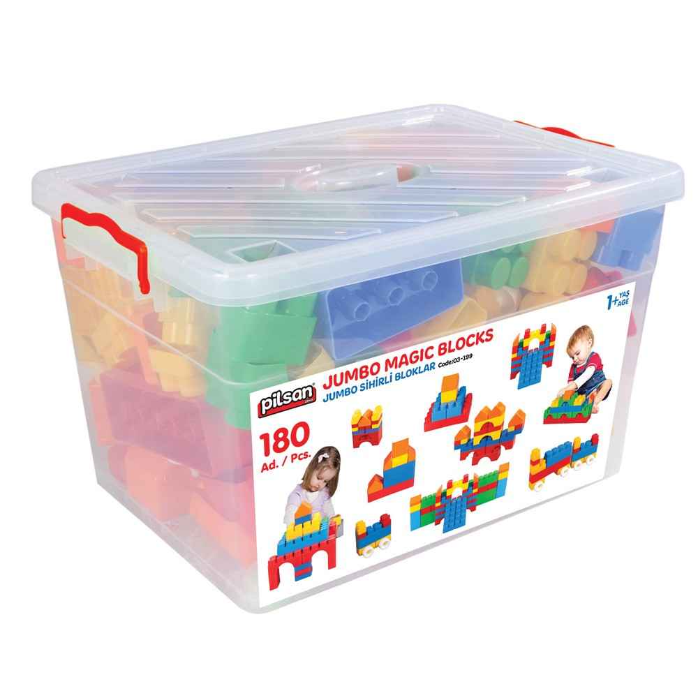 Pilsan 03-199 Jumbo Bloklar 180 Parça 